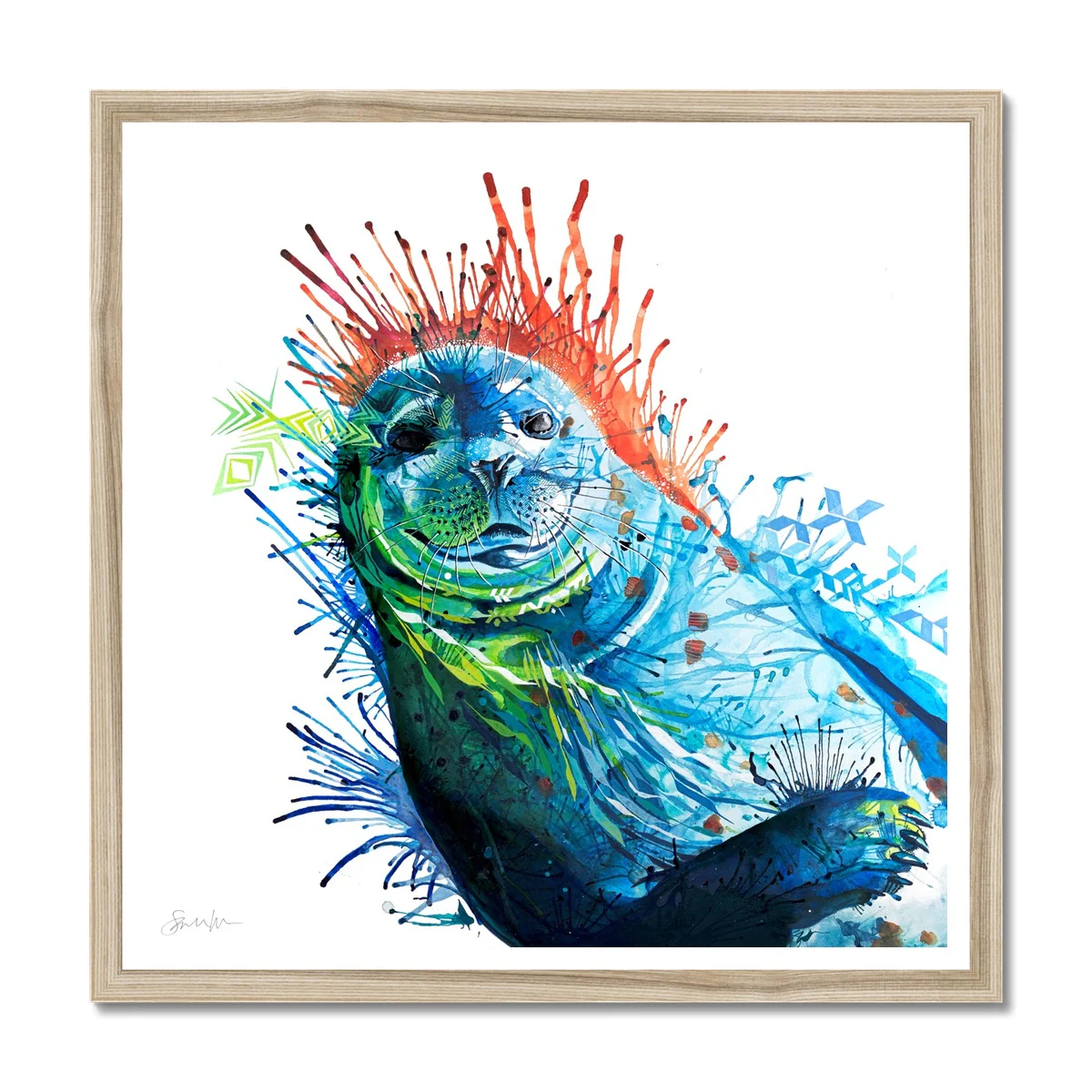Seal of Approval Framed Print - Image 3