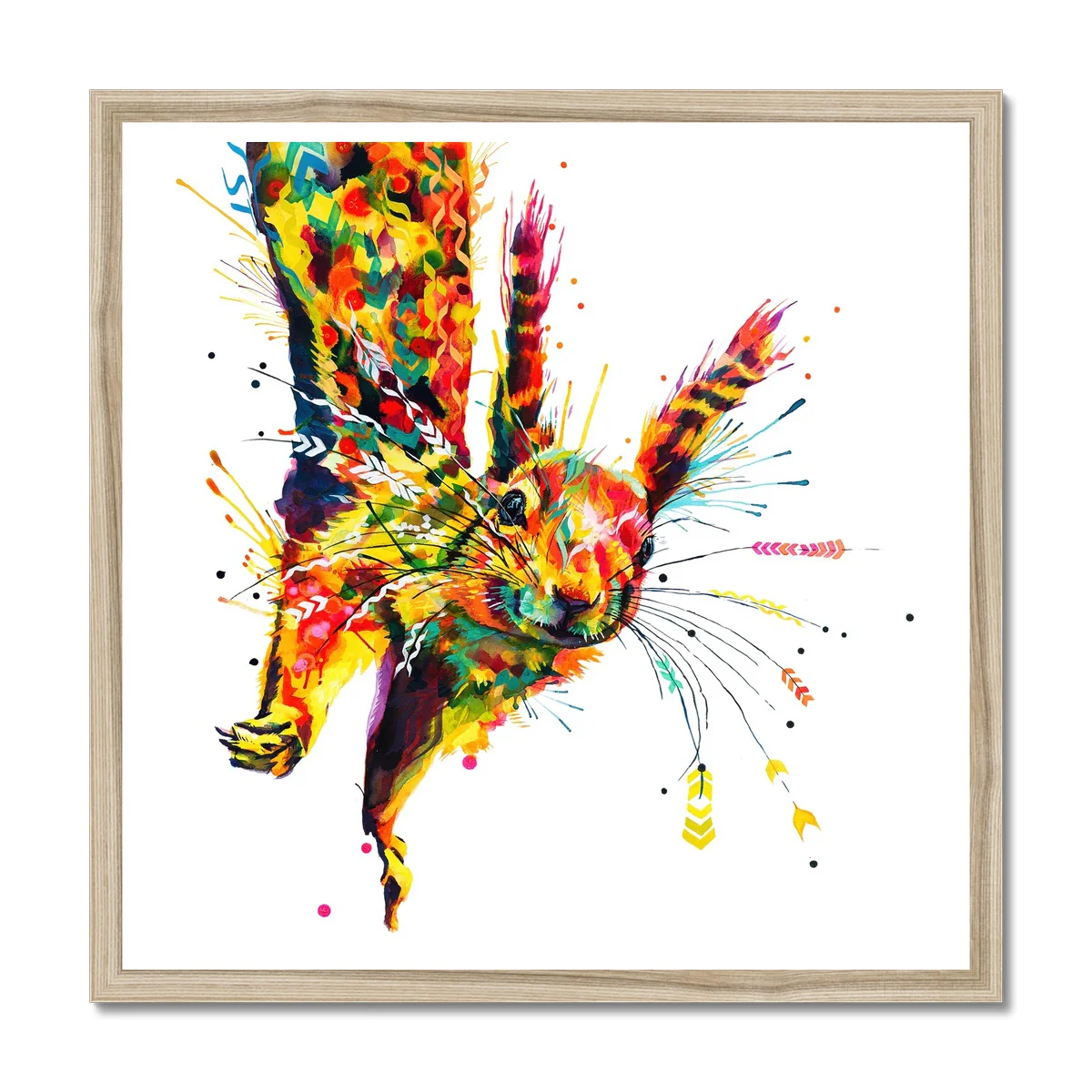 Sidney the Squirrel Framed Print - Image 3