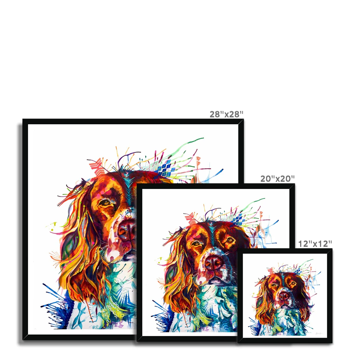 Spruce the Springer Spaniel Framed Print - Image 10