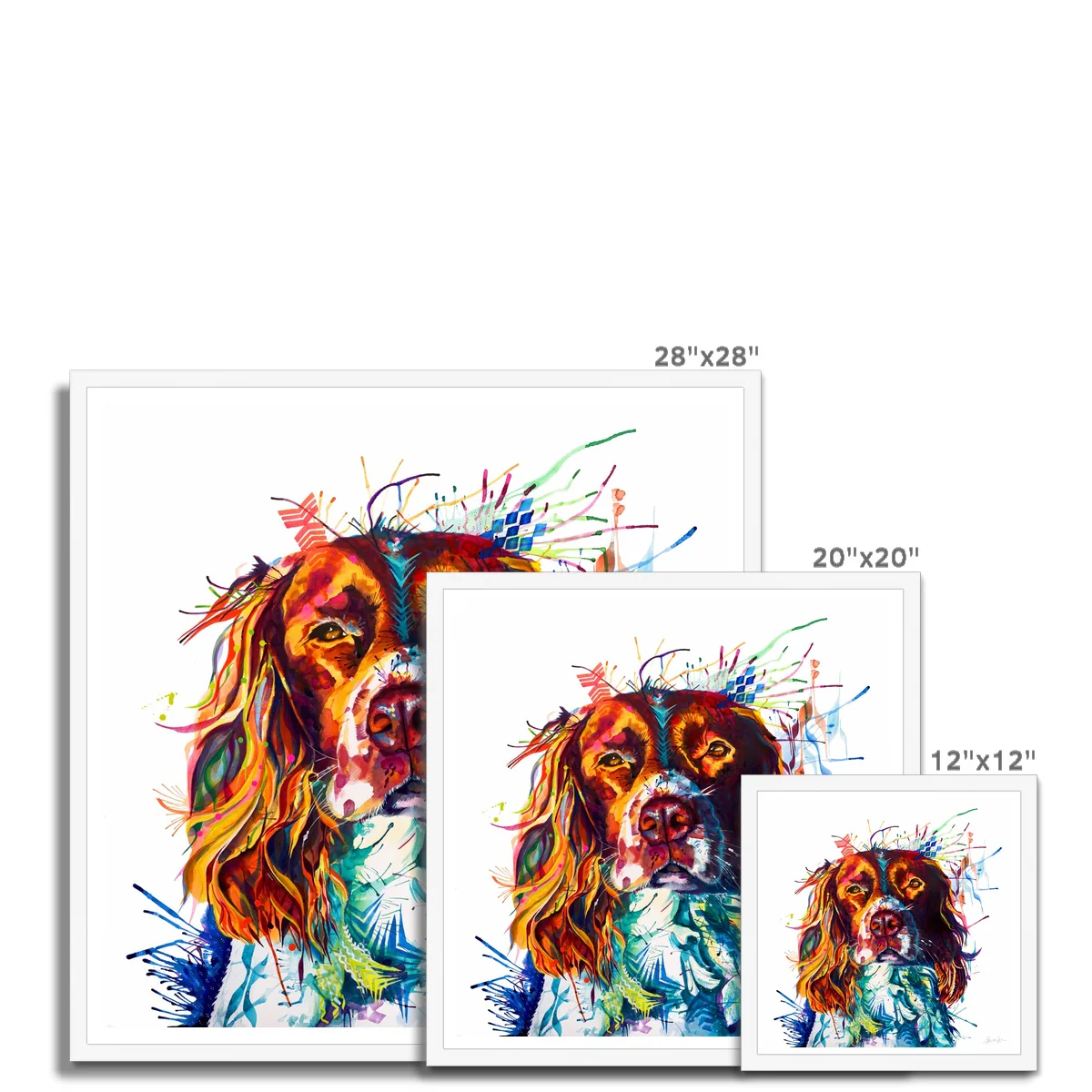 Spruce the Springer Spaniel Framed Print - Image 11