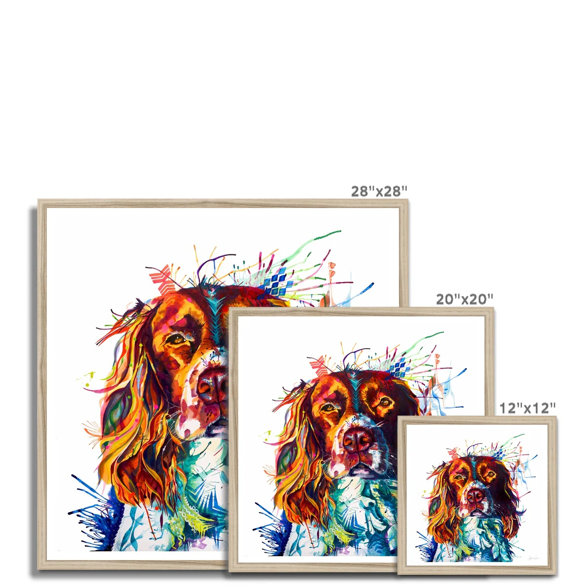 Spruce the Springer Spaniel Framed Print - Image 12