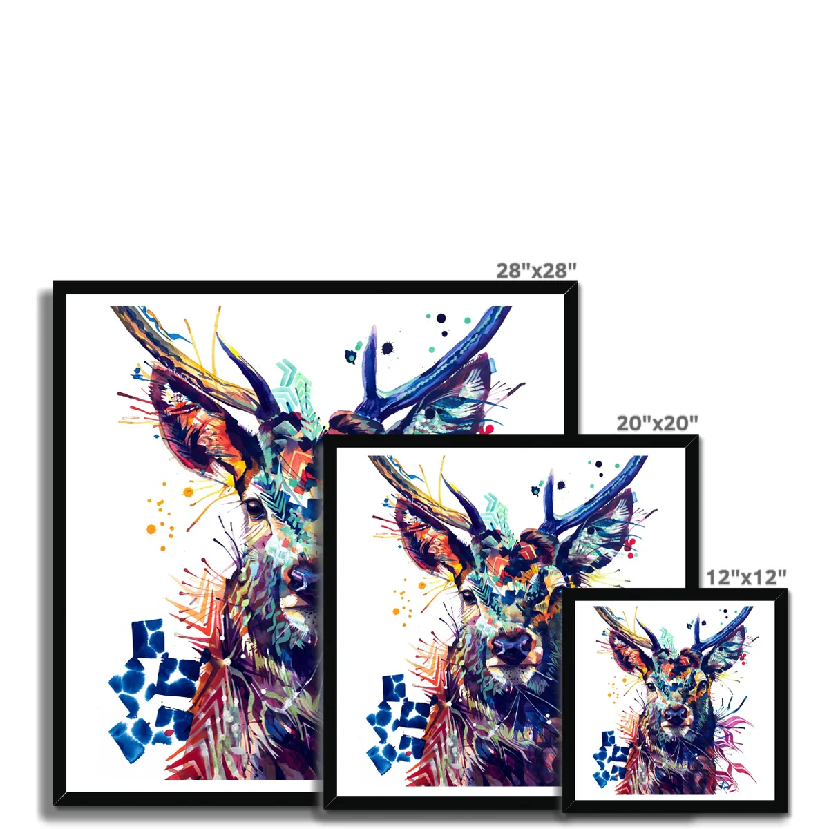 Stanley the Stag Framed Print - Image 12