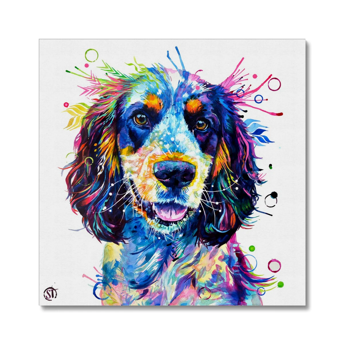 Taz the Cocker Spaniel Canvas
