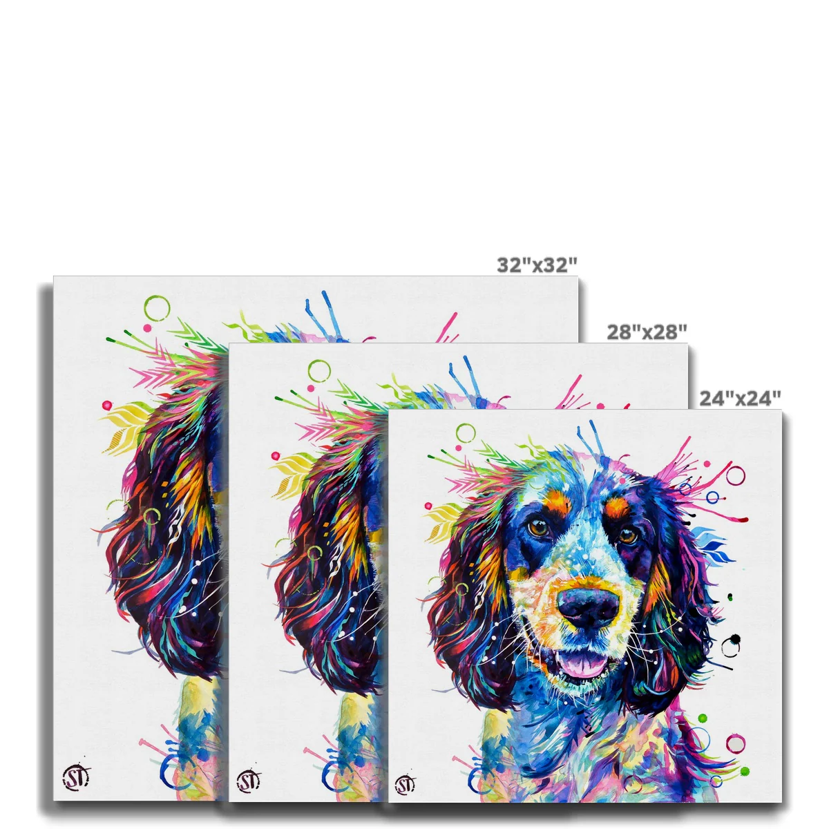 Taz the Cocker Spaniel Canvas - Image 5