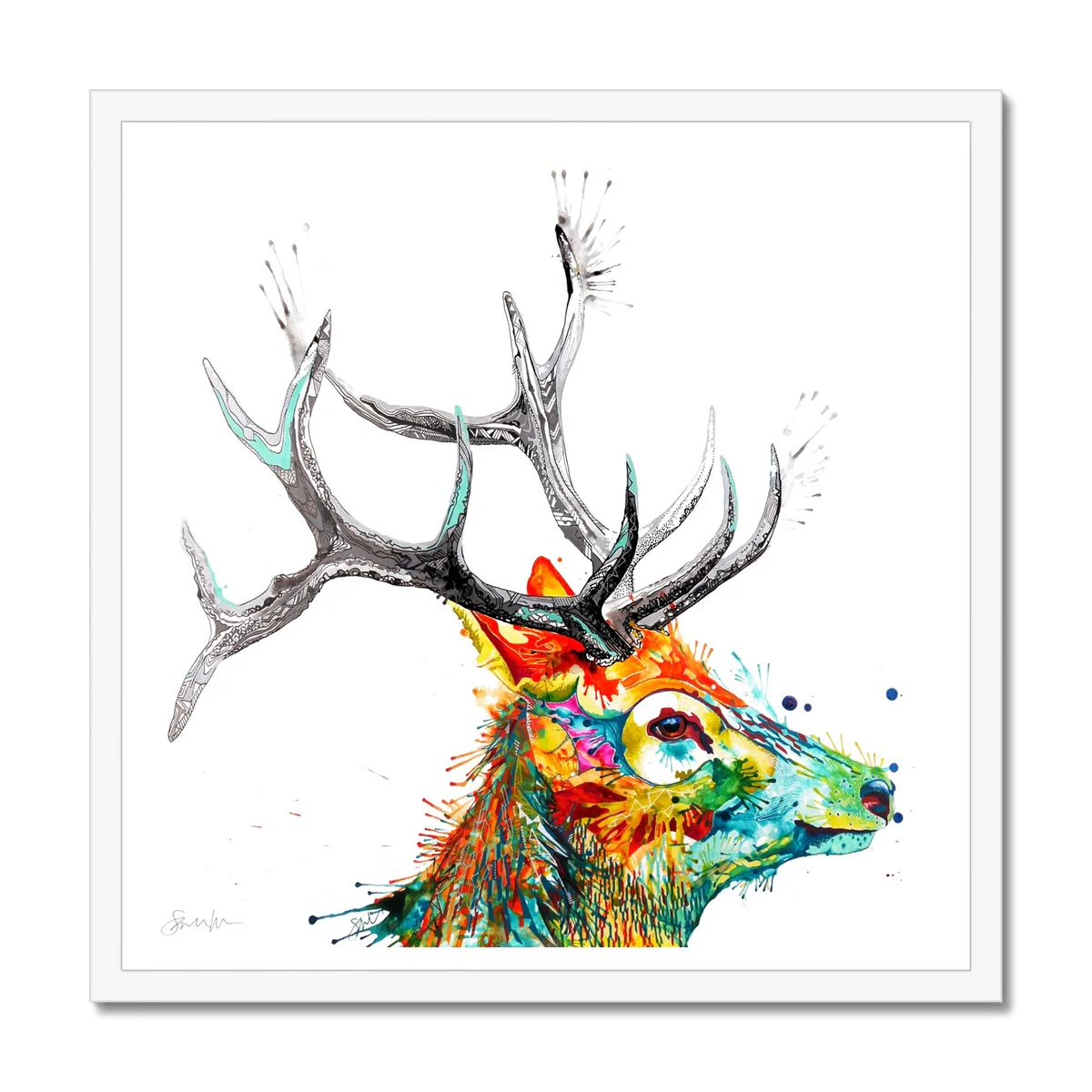 The Monarch Stag Framed Print - Image 2