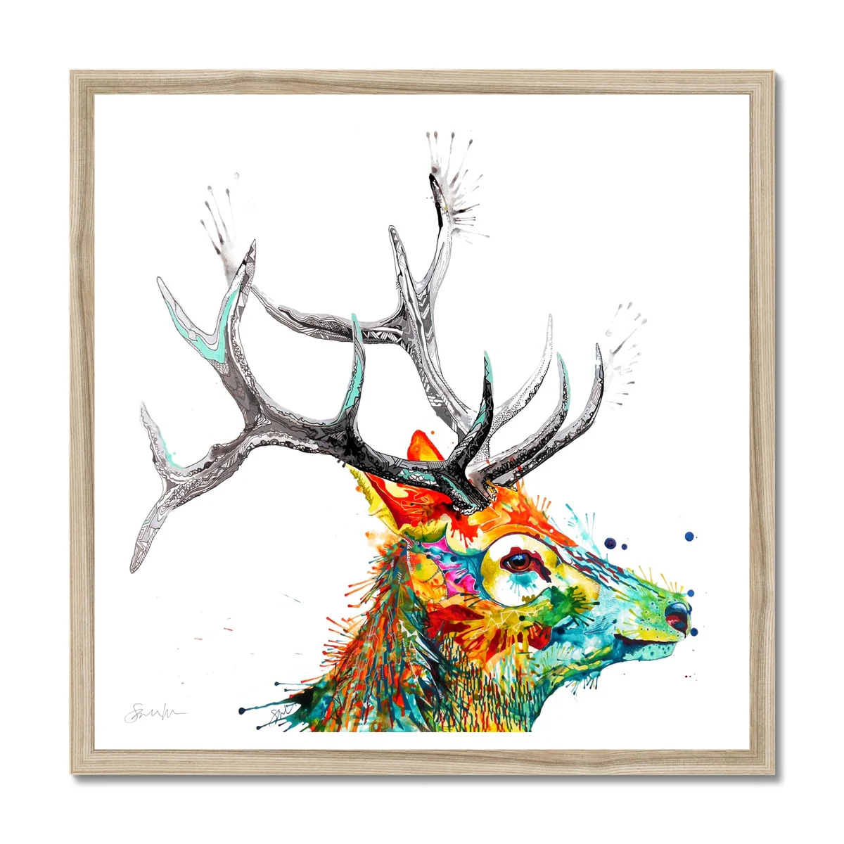 The Monarch Stag Framed Print - Image 3