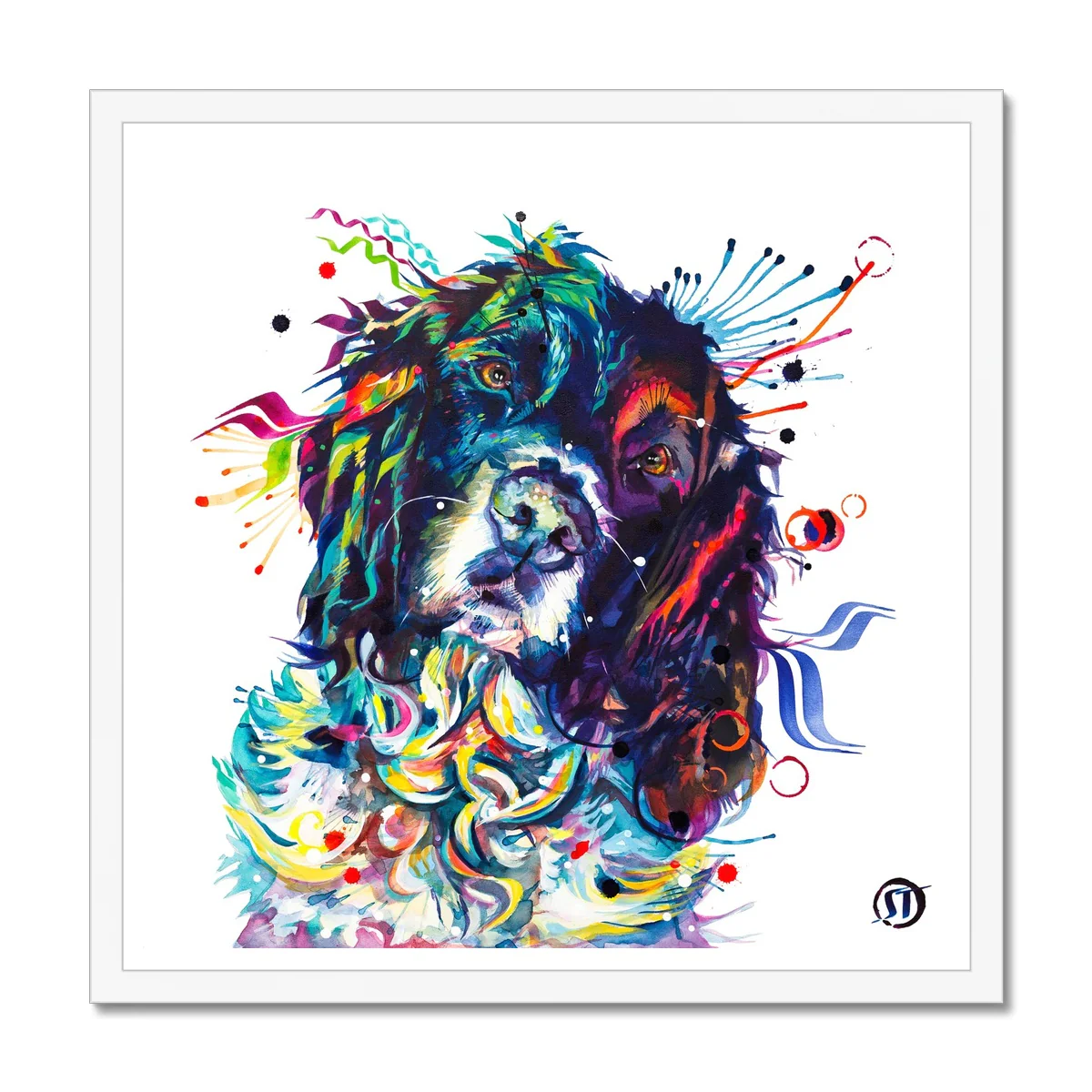 Thorin the Springer Spaniel Framed Print - Image 2