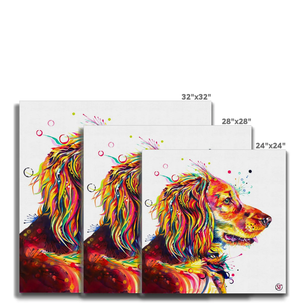 Wesley the Cocker Spaniel Canvas - Image 5