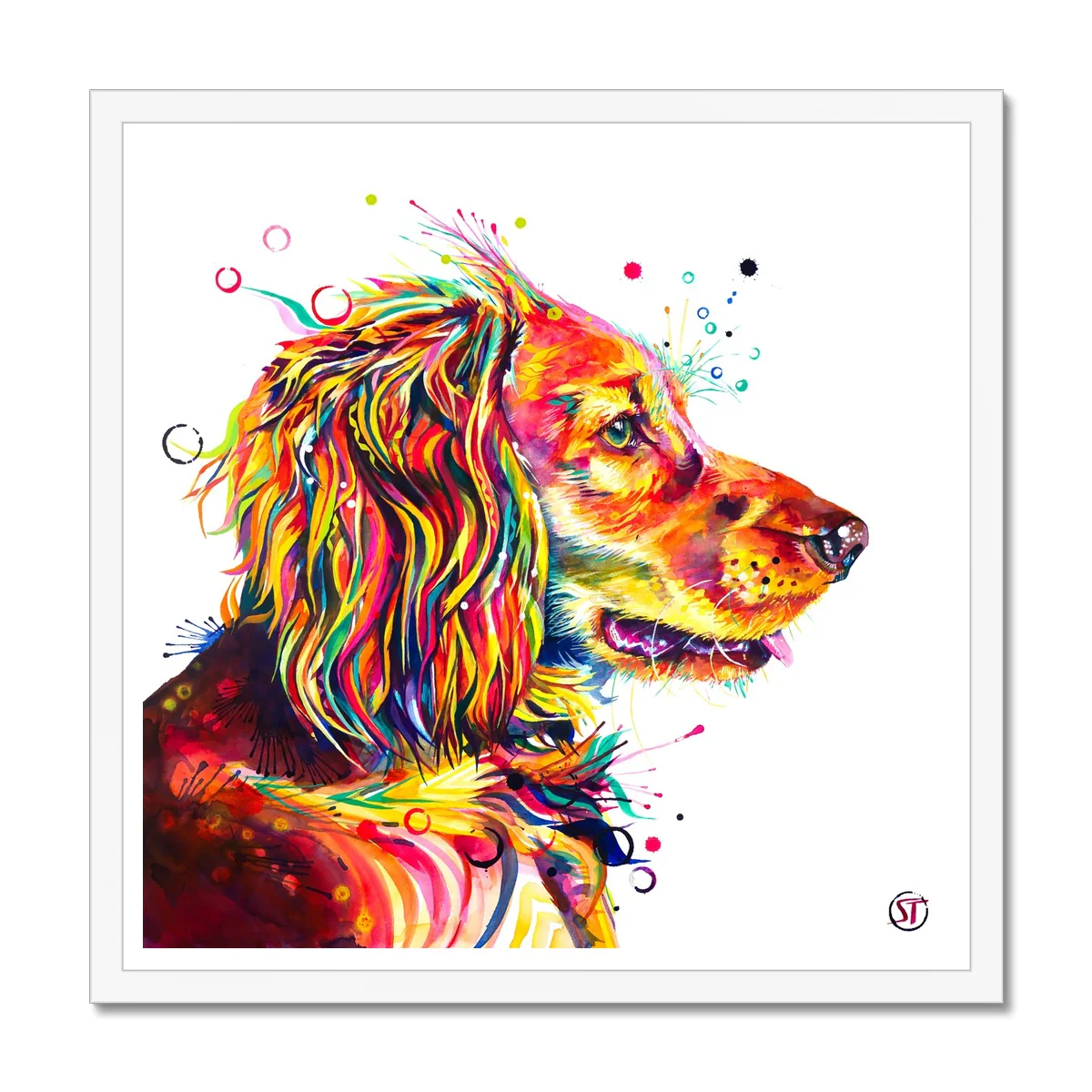 Wesley the Cocker Spaniel Framed Print - Image 2
