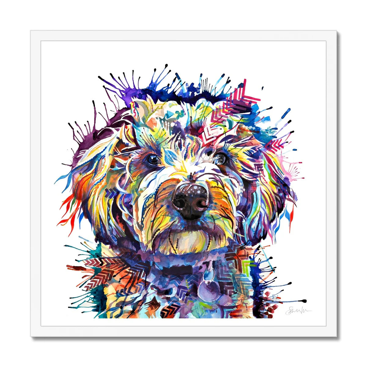 Jimmy the Westiepoo Framed Print - Image 2