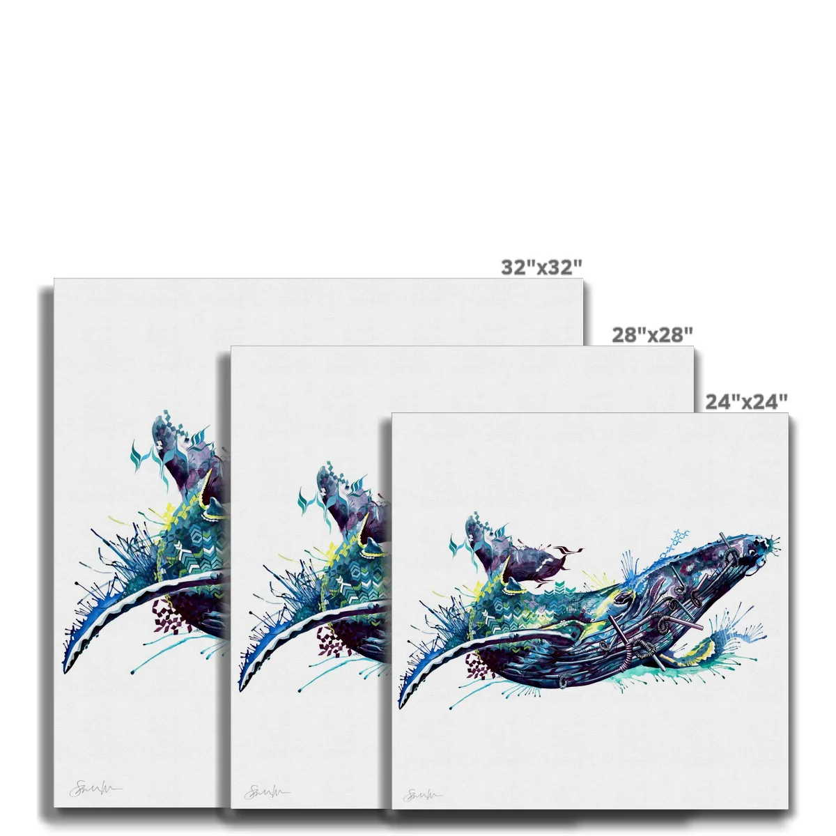 Winston the Whale Canvas - Image 5