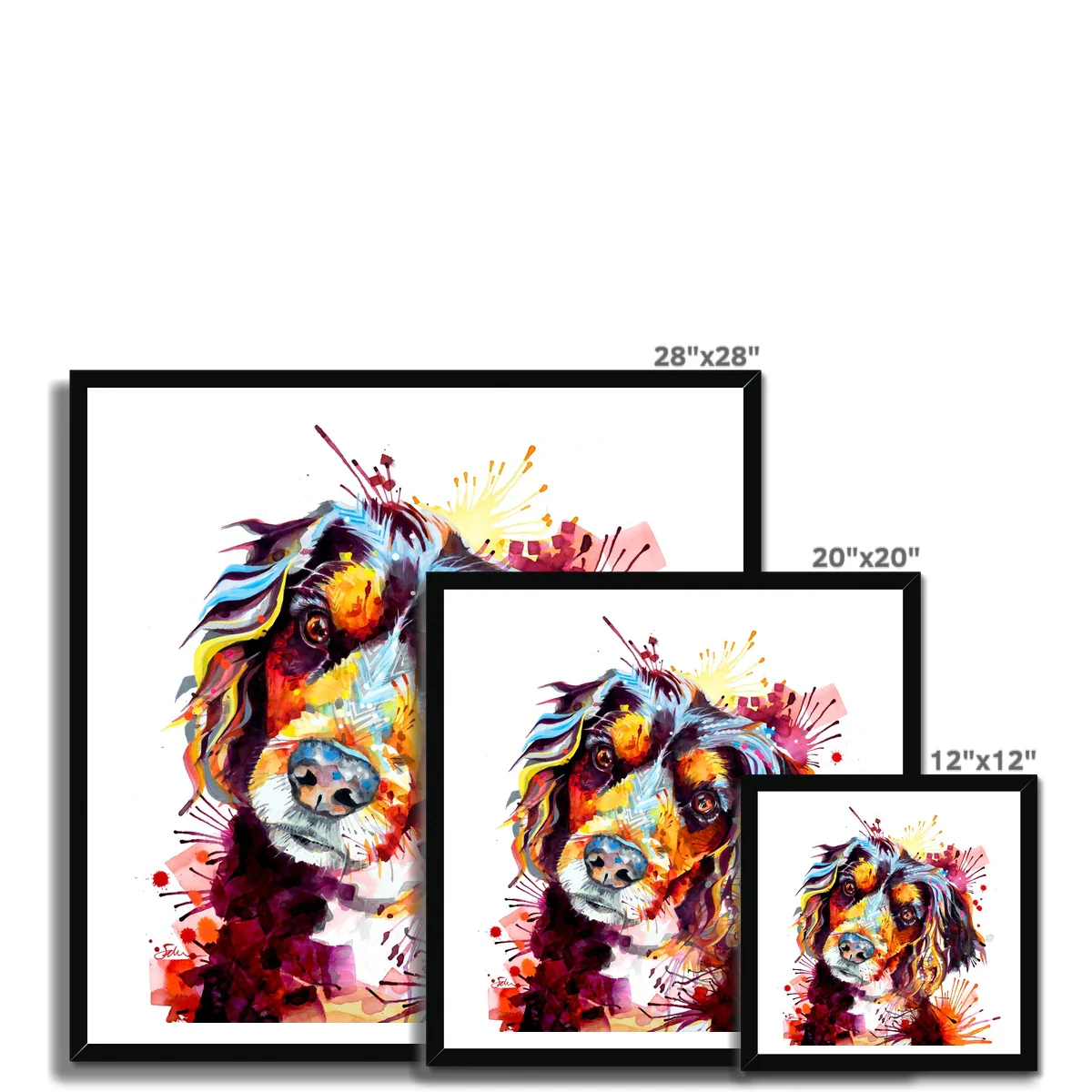 Winston the Working Cocker Spaniel Framed Print - Image 12