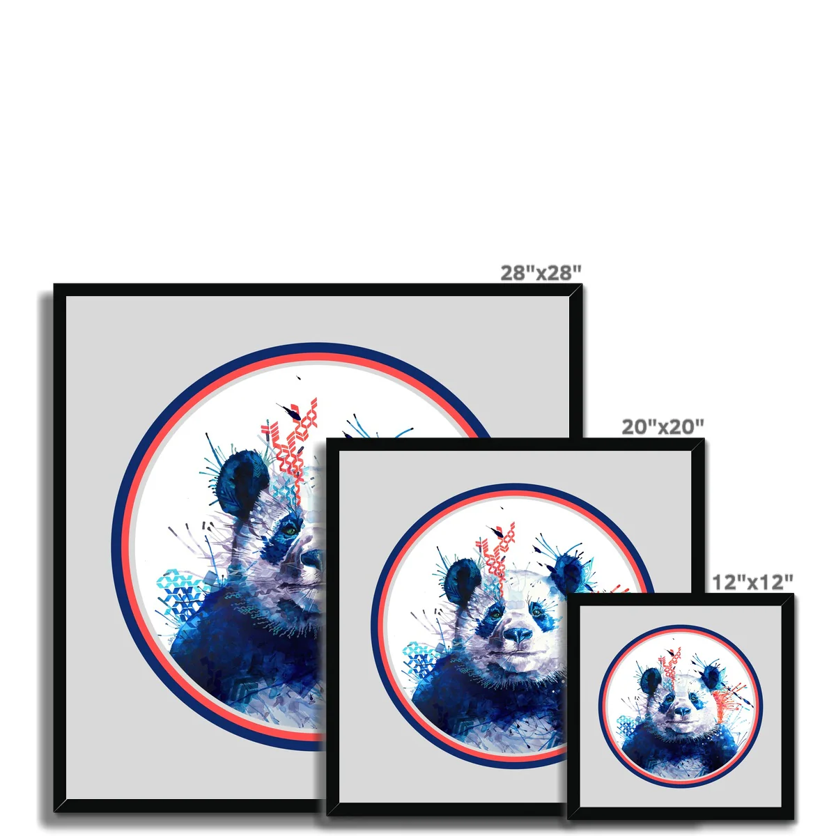 Xander Circle Framed Print - Image 4