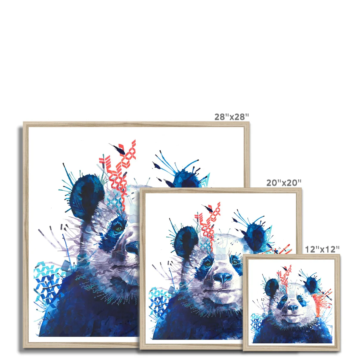 Xander the Panda Framed Print - Image 10