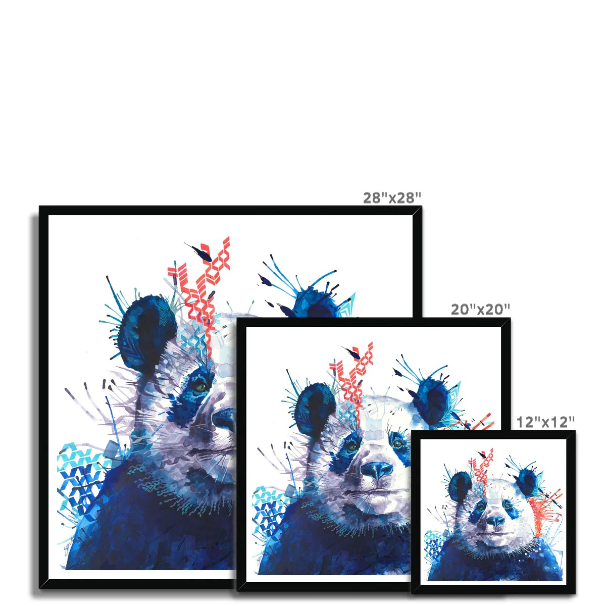 Xander the Panda Framed Print - Image 11