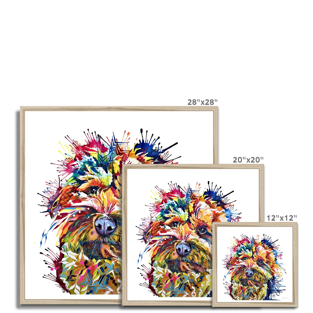 Meemin the Yorkiepoo Framed Print - Image 10