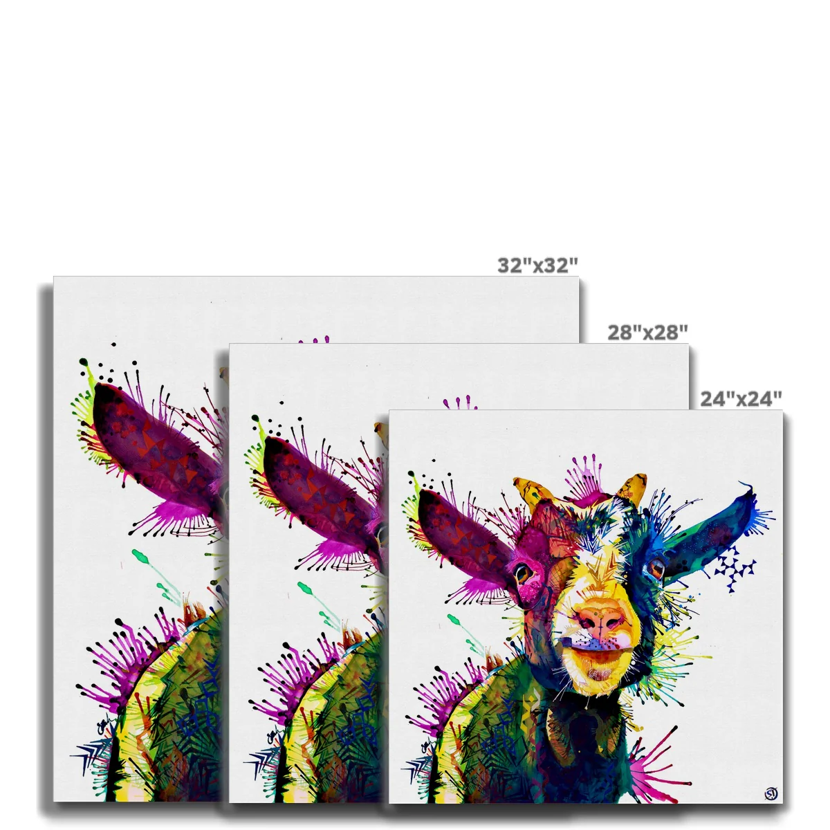 Zeus; King of Goats Canvas - Image 6