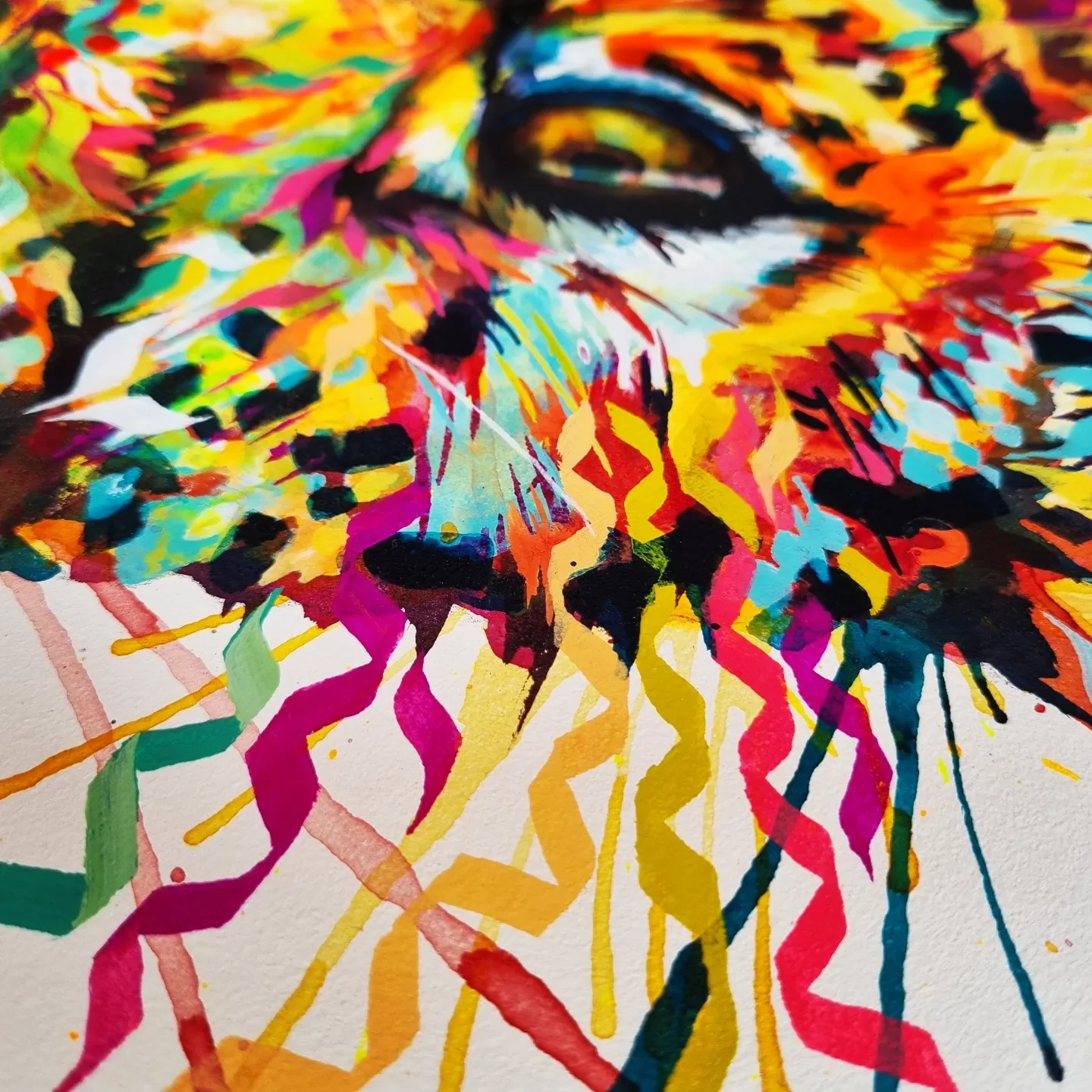 Zola the Cheetah - Original Painting - Image 9